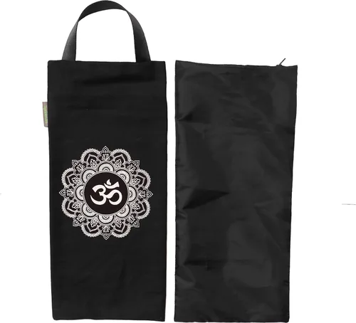 Bolsa de arena para yoga, algodón sin relleno, para pesas de yoga y entrenamiento de resistencia, tamaño: 7.5 x 17 pulgadas