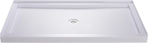 Miniatura 8 de DreamLine SlimLine 42 pulg. P x 42 pulg. A x 2 3/4 pulg. Al Base de Ducha de Umbral Único con Drenaje Central en Color Galleta, DLT-1142420-22