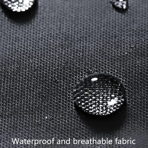 Miniatura 7 de Delantal de cocina para mujer con bolsillos para limpiar las manos, bolsillo grande, limpieza a mano, impermeable para cocinar y hornear, color negro