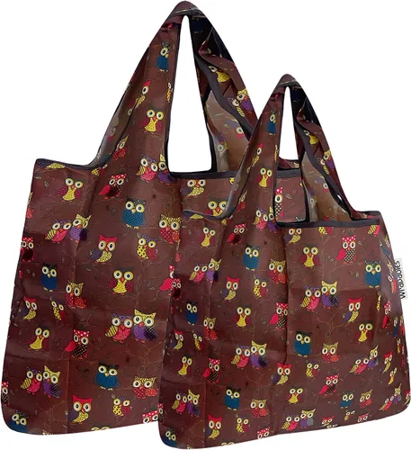 Miniatura 44 de allydrew Large Foldable Tote Nylon Reusable Grocery Bags