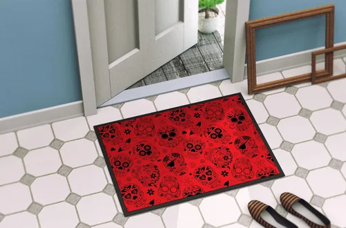 Miniatura 4 de Caroline's Treasures BB5120MAT - Felpudo para puerta delantera, 18 x 27 pulgadas, para interiores y exteriores, antideslizante, lavable, de pelo
