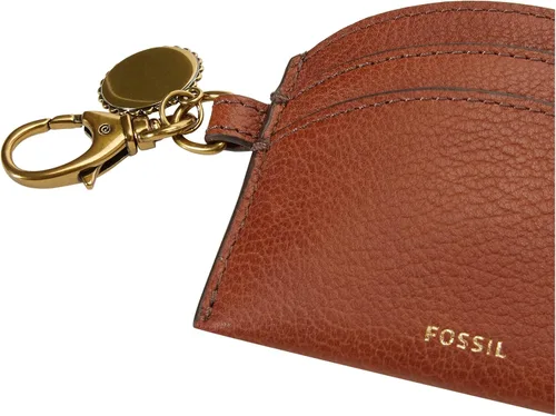 Miniatura 3 de Fossil Cartera de cuero Polly para mujer con clip