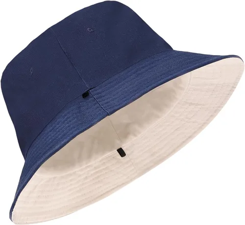 Miniatura 12 de Sombrero de pescador XXL grande de algodón para mujeres y hombres, cabeza grande, reversible, de gran tamaño, sombreros de pescador, unisex