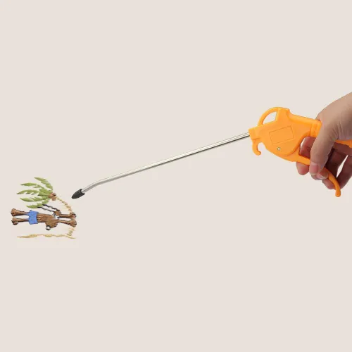 Miniatura 7 de Senzeal Pistola de soplado de aire con boquilla de 11 pulgadas, pistola sopladora de polvo de alta presión de acero inoxidable con punta de goma