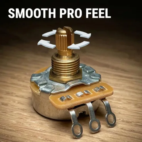 Miniatura 7 de Potenciómetro CTS 250k - Eje dividido corto personalizado, cono de audio, 10% de tolerancia (3x)