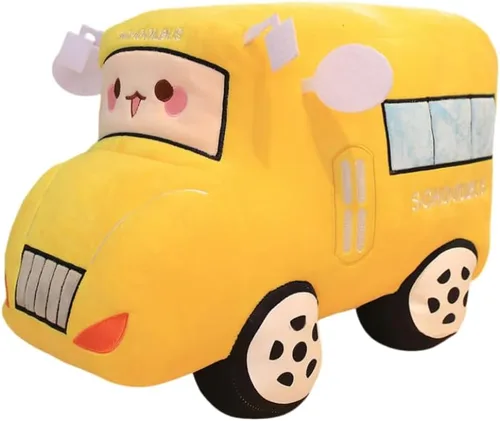 Juguete de peluche suave para automóvil, almohada de peluche para automóvil, diseño de dibujos animados, regalo para niños, cumpleaños, fiesta de
