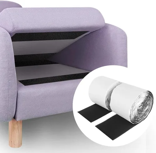 Miniatura 7 de Tiras de para coser de 2 pulgadas, no adhesivas, tiras de nailon, cinta de sujeción de tela, cinta entrelazada para manualidades de costura