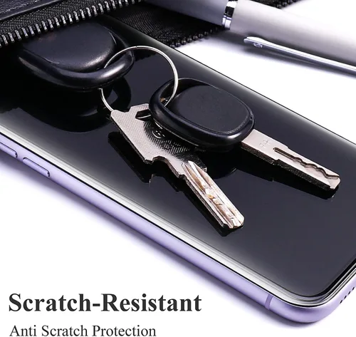 Miniatura 7 de AKABEILA Paquete de 3 protectores de pantalla para Samsung Galaxy S21 Ultra 5G Premium HD Película de vidrio templado de dureza 9H, compatible