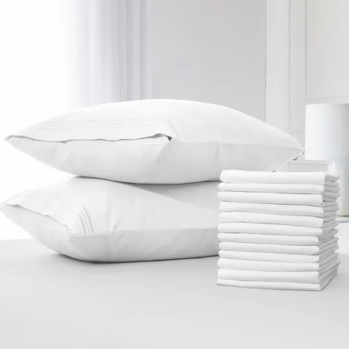 Miniatura 43 de Mellanni Fundas de almohada – Fundas de almohada lujosas, extrasuaves, refrescantes – 2 fundas de almohada de la colección Iconic – Cierre de sobre