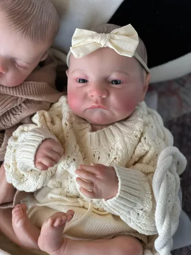 Miniatura 7 de iCradle Reborn - Muñeca de silicona realista de 19 pulgadas, regalo de cumpleaños para niños de 3 años en adelante