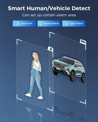 Miniatura 6 de 【12MP Ultra HD】 Sistema de cámara de seguridad PoE Hiseeu de 12MP, 8 piezas de cámaras de seguridad de 12 MP, vista amplia de 121°, audio de 2 vías