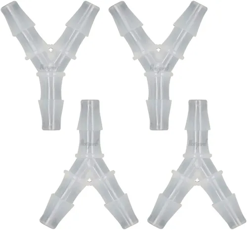 Miniatura 16 de Conector de púas de 3 vías en forma de Y de plástico de 1/2 "para manguera de aire, accesorio de púas de polipropileno de pp de tubería de agua