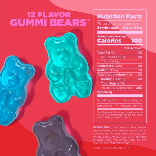 Miniatura 2 de Albanese World's Best 12 osos Gummi de sabor, bolsa de 5 libras