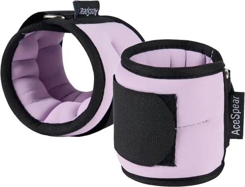 Miniatura 9 de AceSpear - Conjuntos de pesas de tobillo para hombres, mujeres y niños 1 libra, 2 libras, 3 libras, 4 libras y 5 libras, pesas de pierna, muñeca