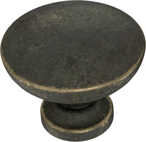 Miniatura 12 de Franklin Brass Fulton P29523Z-FBA-B - Paquete de 5 pomos para gabinete, manijas negras mate para cajones de muebles, cocina, puerta, baño, 1-3/16