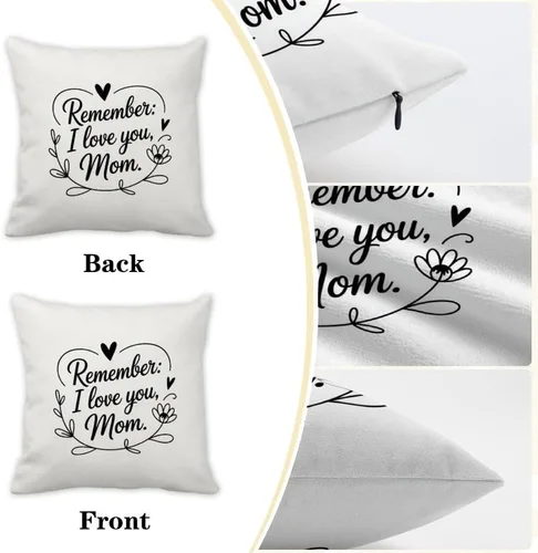 Miniatura 3 de Mom Birthday Gifts for Moms Valentines Day Velvet Pillow Covers 18X18 Best Mom Presents Mama Gift Mama Mommy Gifts Pillow Case Bedroom Decoration