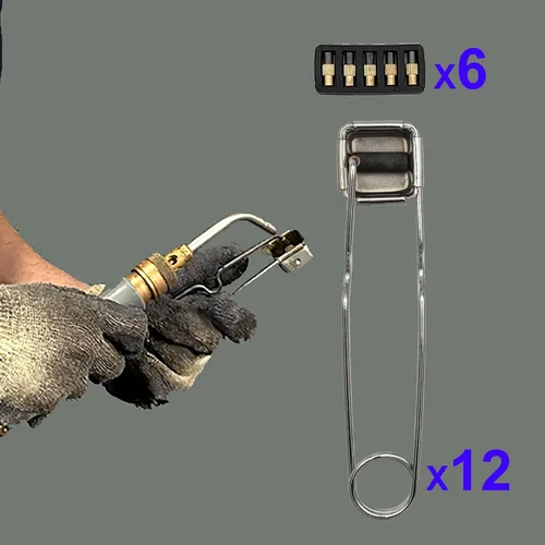 Miniatura 2 de VASTOOLS Lanzador de antorcha de pedernal individual, huelguista de pedernal para soldadura, paquete de 12, para soldadura y corte, 30 piezas