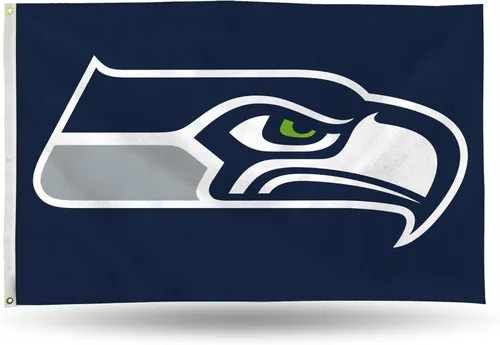 Miniatura 24 de NFL Rico Industries - Bandera estándar de 3 x 5 pies, de una cara, para interior o exterior, decoración del hogar