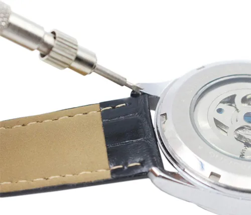 Miniatura 4 de Kit de herramientas de reparación de reloj de 5 piezas de barra de resorte para reemplazo de correa de reloj y juego de herramientas de pines