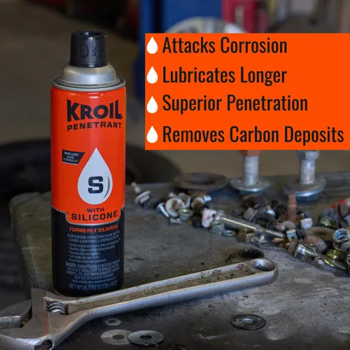 Miniatura 2 de SiliKroil Solvente penetrante, 10 onzas. Aerosol (silikroil).
