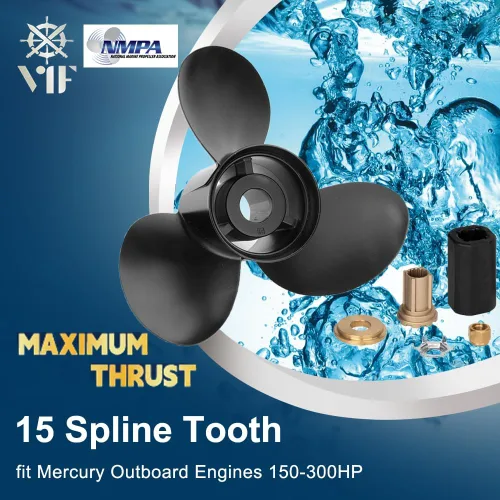 Boat Propeller Compatible with Mercury Mercruiser Alpha One/Bravo One Outboard Motors 135HP 150HP 175HP 200HP 225HP 250HP 300HP, 2&4-Stroke,