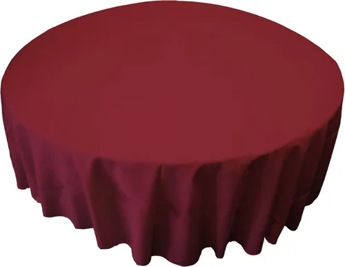 Miniatura 67 de LA Linen - Mantel redondo lavable de popelina de poliéster, resistente a manchas y arrugas, 51", mantel de tela para comedor, cocina, fiesta, Negro