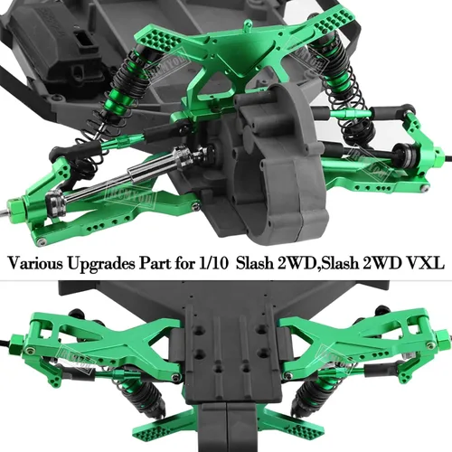 Miniatura 6 de Tensores de aluminio Camber Links Upgrades Part para 1/10 Slash 2WD/Stampede 2WD/Rustler 2WD/Bandit 2WD, tensores de aleación Camber Links Hops Up