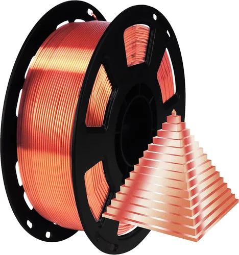 Miniatura 27 de Bblife - Filamento PLA multicolor de arcoíris, brillante, cambia rápidamente de color y tiene un efecto sedoso, material para impresión 3D, 2.2