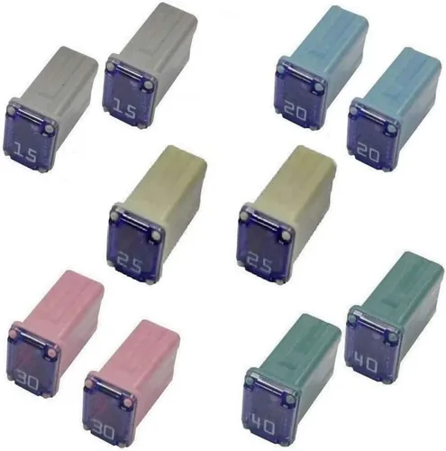 Miniatura 7 de Kit de fusible de cartucho en forma de caja Mini MCASE automotriz de 50 piezas Multicolor 50 Pcs