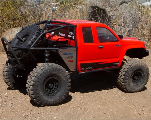 Miniatura 8 de Axial RC Crawler 1/6 SCX6 Trail Honcho 4WD RTR (transmisor y receptor incluidos, batería y cargador no incluidos), rojo, AXI05001T1, camiones