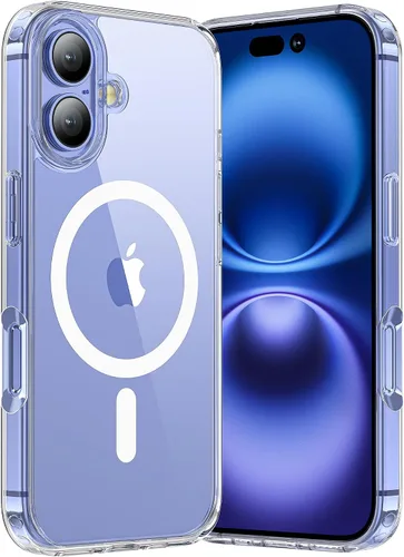 Miniatura 54 de Funda magnética diseñada para iPhone 11 Pro Max, [probada en caídas de grado militar] [compatible con MagSafe] Funda protectora delgada translúcida
