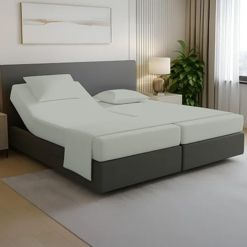 Miniatura 23 de SGI bedding Juego de sábanas tamaño matrimonial de lujo de 4 piezas, 100% viscosa de bambú cultivada orgánicamente, ultra suave, refrescante