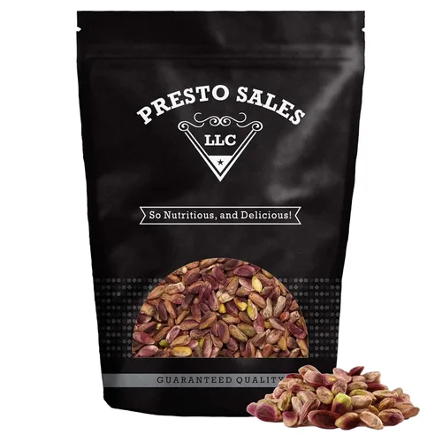 Presto Sales Pistachos crudos turcos sin cáscara ANTEP de 16 onzas. | Calidad premium y refrigerio rico en nutrientes | Saludable, natural, vegano,