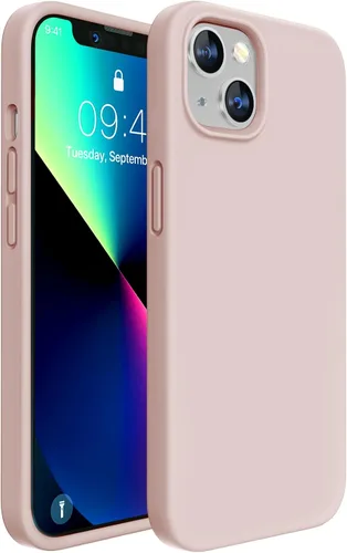 Miniatura 288 de Miracase Funda diseñada para iPhone 13, con protector de pantalla de vidrio templado, forro de microfibra suave antiarañazos, funda de goma
