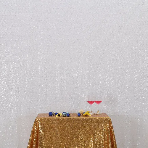 Miniatura 54 de Poise3EHome Cortina de Fondo de Lentejuelas Azul Bebé, Cortina de Fondo de Fotografía de Lentejuelas de 8 pies x 10 pies para Decoración de Fiestas