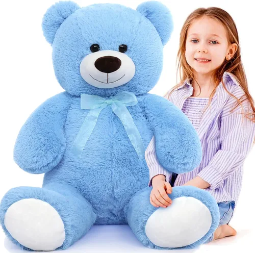 Miniatura 21 de MorisMos Oso de Peluche Gigante Animal de Peluche 3 pies, 36 pulgadas, Oso de Peluche Grande para Decoración de Baby Shower, Animal de Peluche