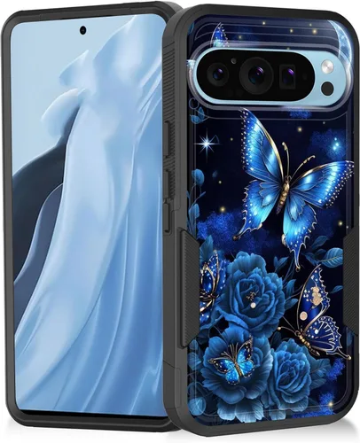 Miniatura 65 de Funda para Pixel 7a, resistente de doble capa híbrida de policarbonato duro de goma suave a prueba de golpes para Google Pixel 7A 6.1 pulgadas