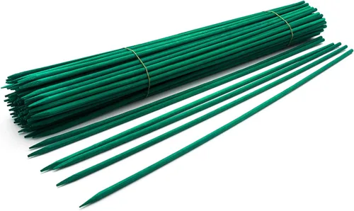 Miniatura 10 de Royal Imports Estaca para plantas de madera verde, púas florales, letreros de madera para jardín (aproximadamente 100 piezas) - 4 pulgadas