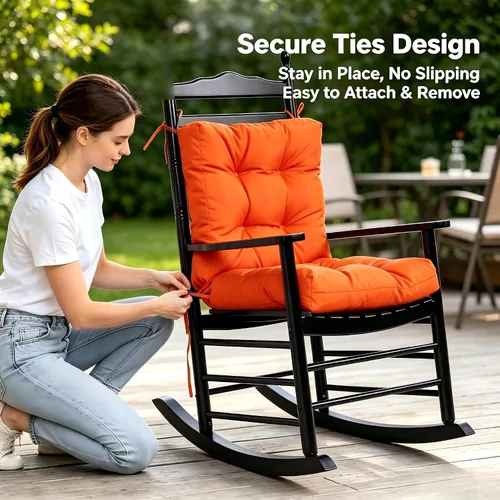 Miniatura 7 de QILLOWAY - Cojín o respaldo para asiento de exterior, cojín de repuesto, primavera/verano, Moderno, Beige