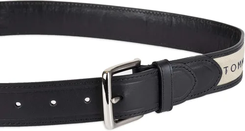 Miniatura 3 de Tommy Hilfiger Men's Fabric Inlay Casual Belt with Classic Harness Buckle