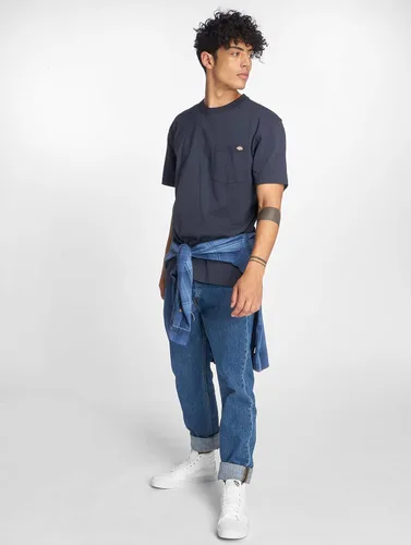 Miniatura 5 de Dickies - Camisa gruesa de manga corta con cuello redondo para hombre, tallas grandes y altas