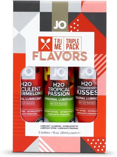 Miniatura 9 de JO H₂O Lubricante con sabor a durazno – Lubricante personal comestible a base de agua, labios de durazno sin azúcar, 4 onzas líquidas