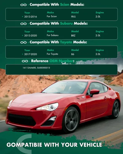 Miniatura 3 de SCITOO Cuerpo electrónico del acelerador compatible con Scion FR-S, para Subaru BRZ, para Toyota 86 - Reemplaza 16112AA400, SU00300313