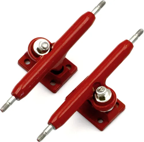 Miniatura 25 de A1 Pro Fingerboard Trucks 36 mm 34 mm 32 mm con nueva base y copa de pivote (32 mm Azul bebé)