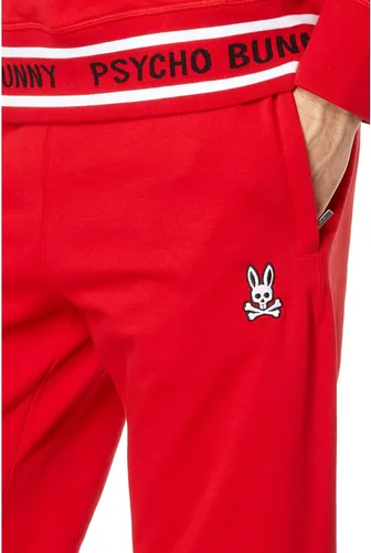 Miniatura 3 de Psycho Bunny Burks Pantalones de chándal Rojo Brillante LG, Rojo brillante