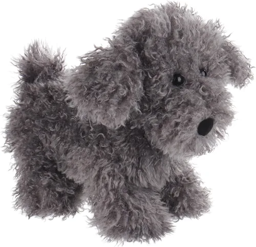 Miniatura 5 de Apricot Lamb Juguetes de Peluche Caniche Negro Perro Cachorro Animal de Peluche Suave Mimoso Perfecto para Niño 8.3 Pulgadas