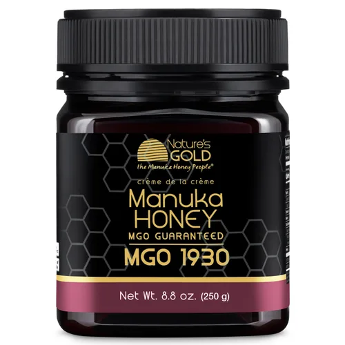 Miniatura 9 de Nature's Gold Miel de manuka cruda, certificado de alto MGO MGO auténtico, colmena rastreable 100% pura y auténtica para el hogar