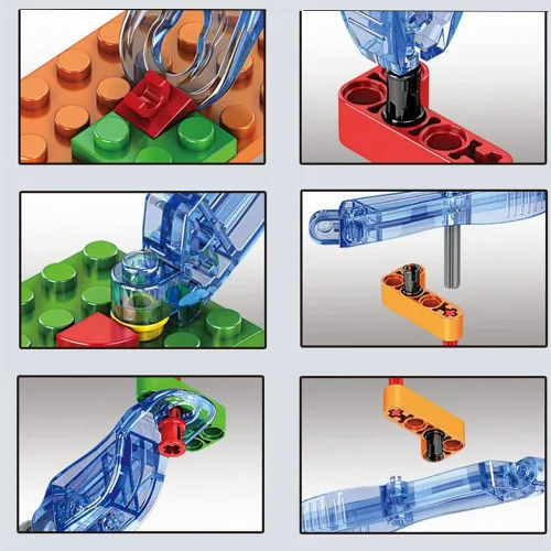 Miniatura 5 de Kit de herramientas de bloques de construcción, incluyendo separador de ladrillos, selector de bloques, martillo multiusos 3 en 1 juegos de color al