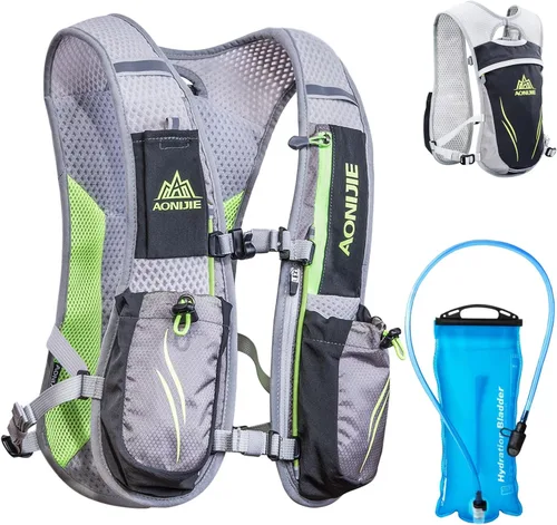 Miniatura 23 de Azarxis Chaleco de Hidratación para Correr Mochila 5L 5.5L para Mujeres y Hombres para Correr en Senderos Carrera de Maratón Ciclismo Senderismo