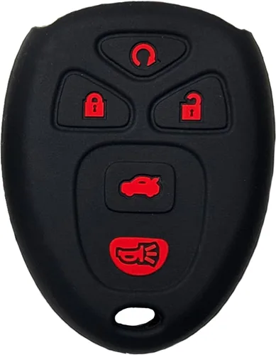 Funda de llavero para Chevy GMC Hummer: Estuche para llavero de 5 botones para Chevy Traverse Malibu Impala Limited Monte Carlo GMC Acadia Limited
